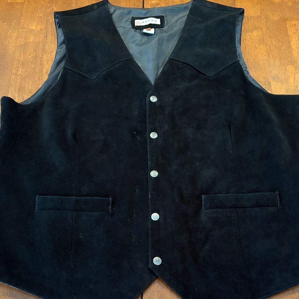Western Style Suede Vest